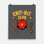 Critical Hit Club-none matte poster-pigboom