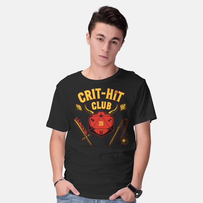 Critical Hit Club-mens basic tee-pigboom