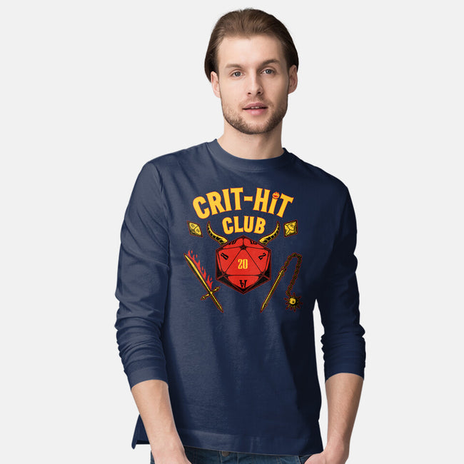 Critical Hit Club-mens long sleeved tee-pigboom