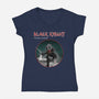 Iron Knight-womens v-neck tee-retrodivision