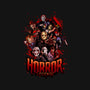 Horror Legends-womens fitted tee-Conjura Geek