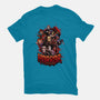 Horror Legends-womens fitted tee-Conjura Geek