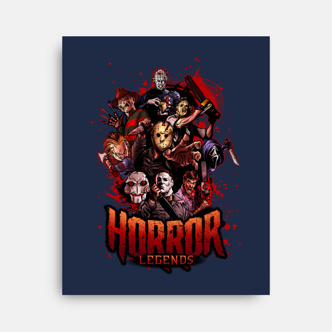 Horror Legends-none stretched canvas-Conjura Geek