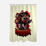 Horror Legends-none polyester shower curtain-Conjura Geek