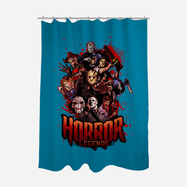 Horror Legends-none polyester shower curtain-Conjura Geek