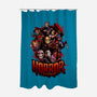 Horror Legends-none polyester shower curtain-Conjura Geek