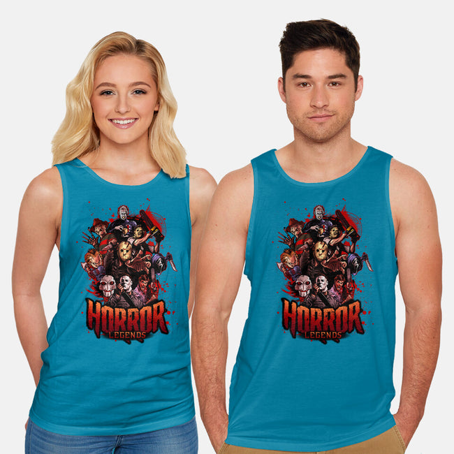 Horror Legends-unisex basic tank-Conjura Geek