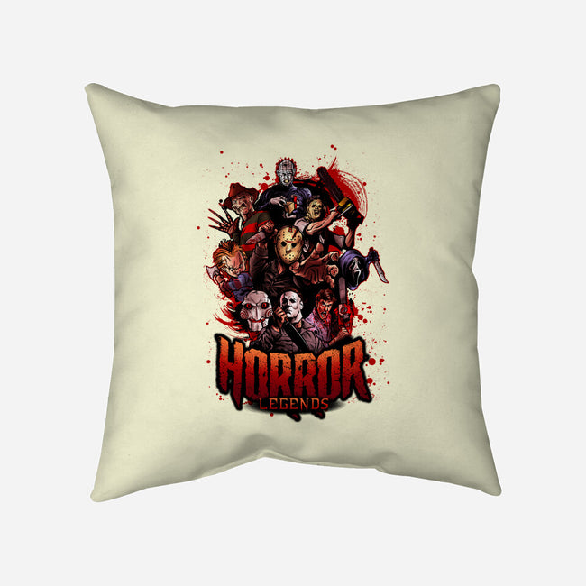 Horror Legends-none removable cover w insert throw pillow-Conjura Geek