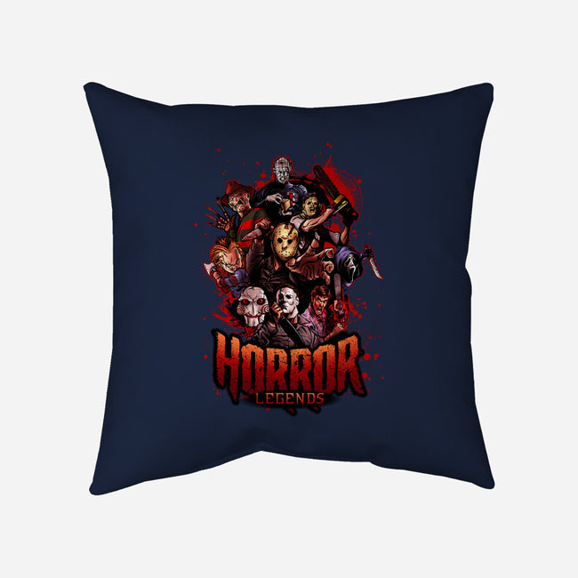 Horror Legends-none removable cover w insert throw pillow-Conjura Geek
