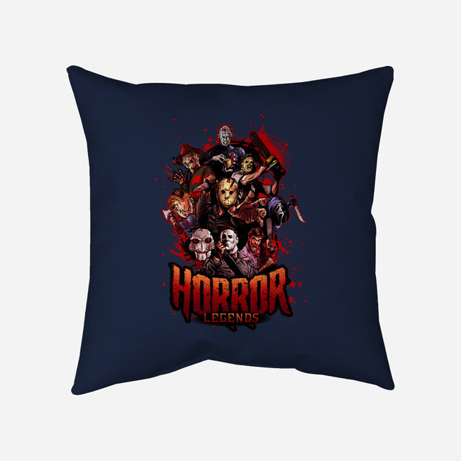 Horror Legends-none removable cover throw pillow-Conjura Geek