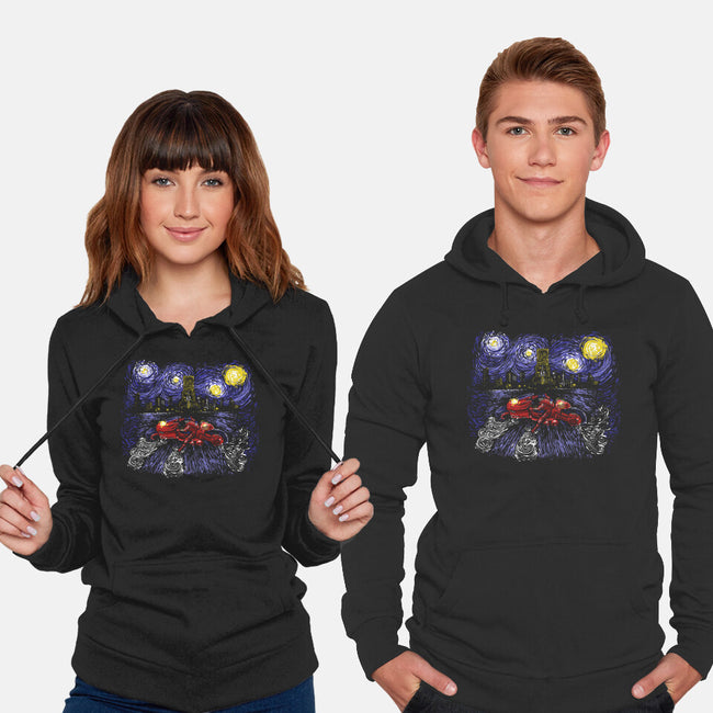 Starry Neo Tokyo-unisex pullover sweatshirt-zascanauta