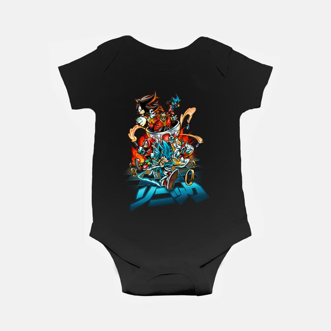 Universe Speed-baby basic onesie-Conjura Geek