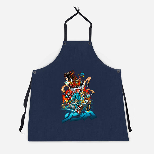 Universe Speed-unisex kitchen apron-Conjura Geek