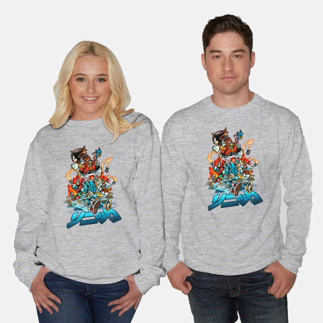 Universe Speed-unisex crew neck sweatshirt-Conjura Geek