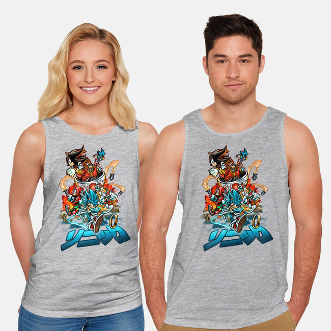 Universe Speed-unisex basic tank-Conjura Geek