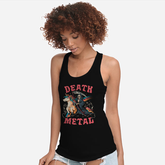 Death Metal Is Immortal-womens racerback tank-eduely