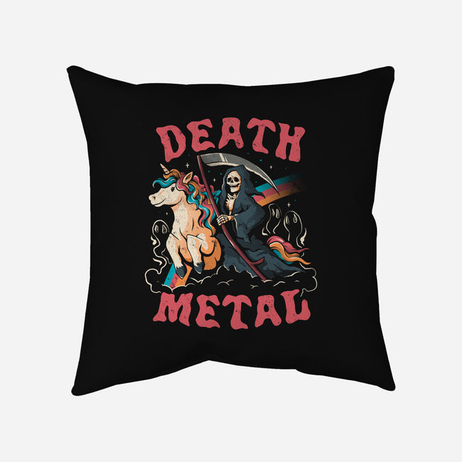 Death Metal Is Immortal-none removable cover w insert throw pillow-eduely