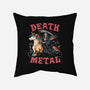 Death Metal Is Immortal-none removable cover w insert throw pillow-eduely