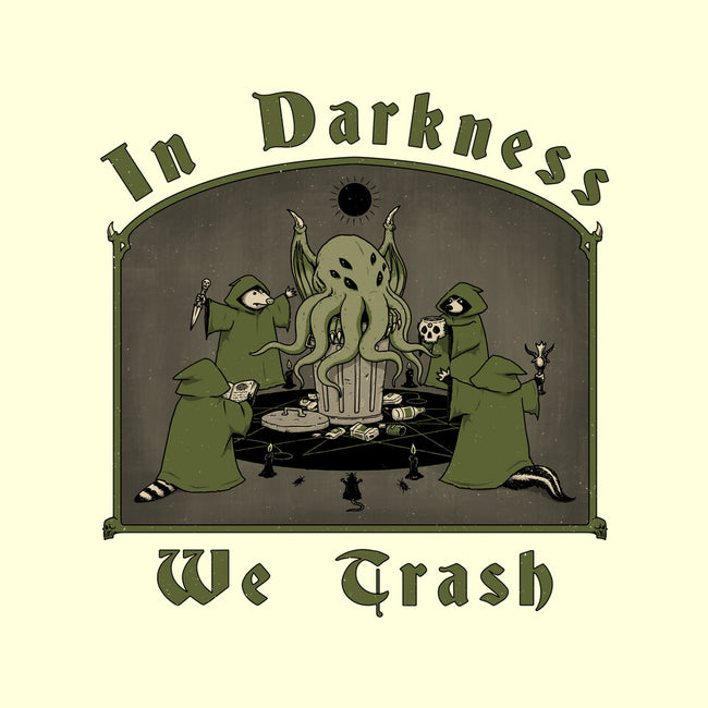 In Darkness We Trash-none basic tote bag-pigboom