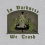 In Darkness We Trash-womens off shoulder sweatshirt-pigboom