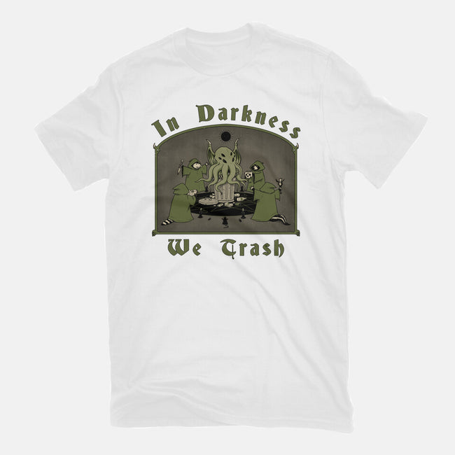 In Darkness We Trash-mens basic tee-pigboom