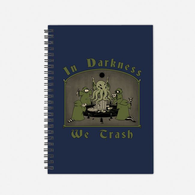 In Darkness We Trash-none dot grid notebook-pigboom