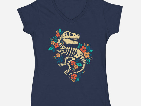Flowered Dinosaur Fossil