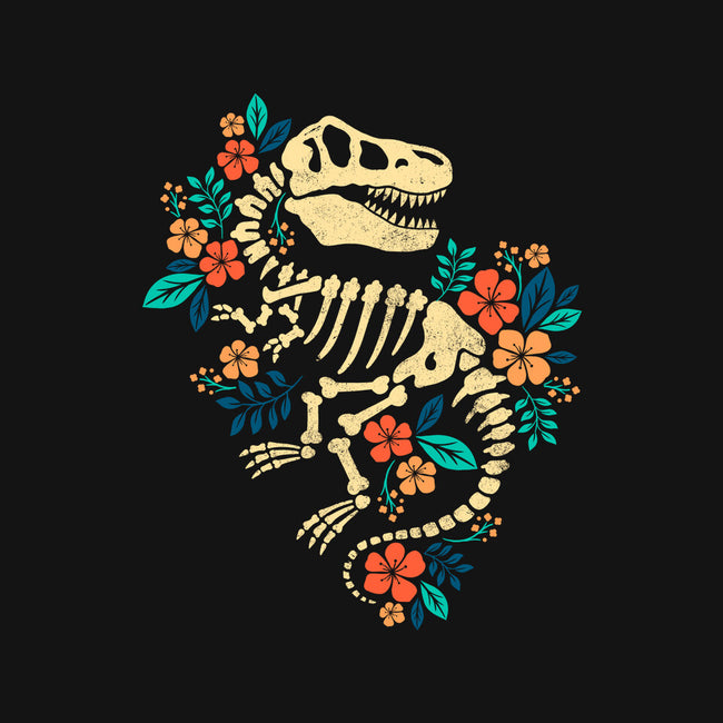 Flowered Dinosaur Fossil-unisex crew neck sweatshirt-NemiMakeit
