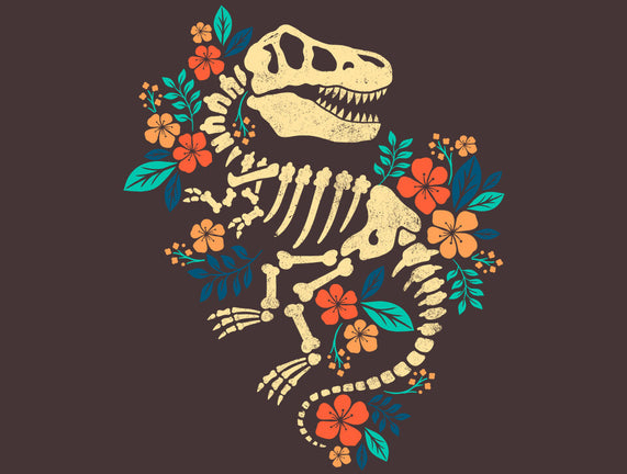 Flowered Dinosaur Fossil