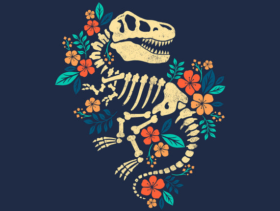 Flowered Dinosaur Fossil