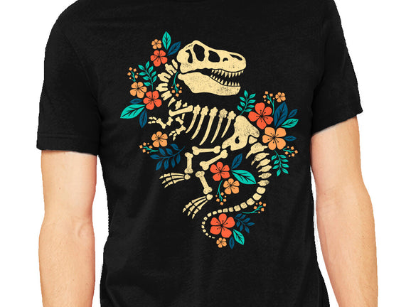 Flowered Dinosaur Fossil