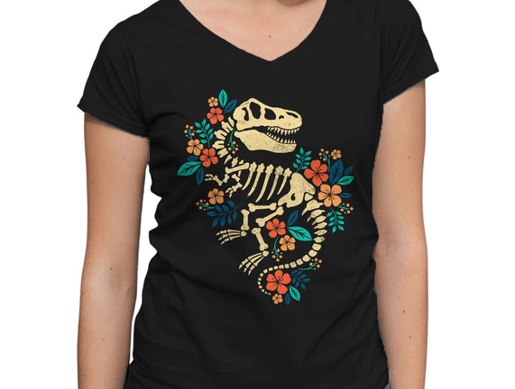 Flowered Dinosaur Fossil