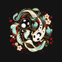 Aquatic Harmony-womens v-neck tee-Snouleaf