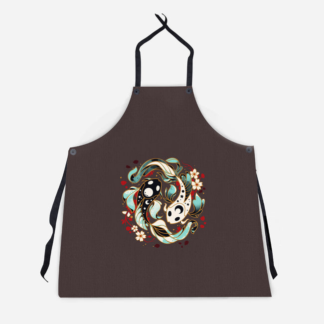 Aquatic Harmony-unisex kitchen apron-Snouleaf