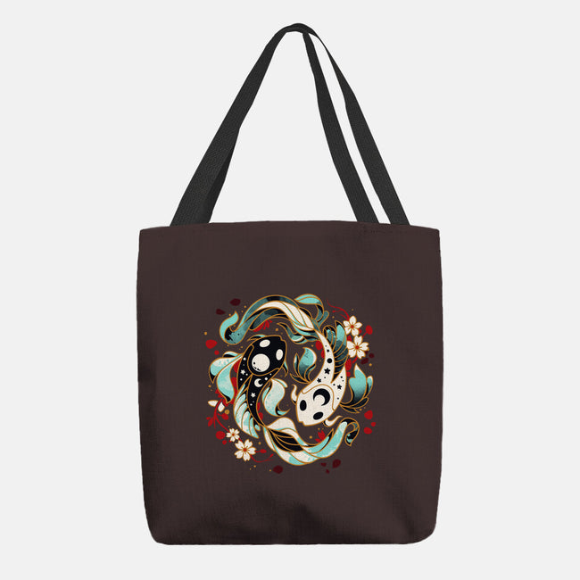 Aquatic Harmony-none basic tote bag-Snouleaf