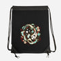 Aquatic Harmony-none drawstring bag-Snouleaf