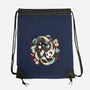 Aquatic Harmony-none drawstring bag-Snouleaf