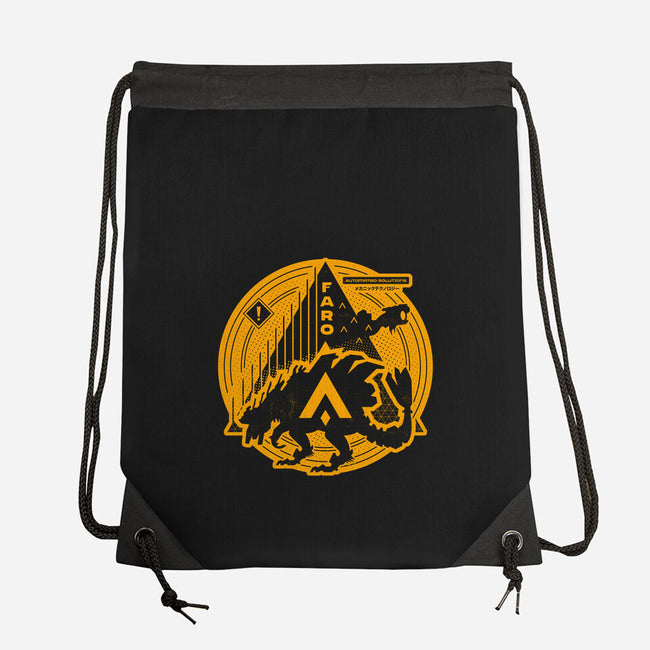 Faro Plague-none drawstring bag-Logozaste