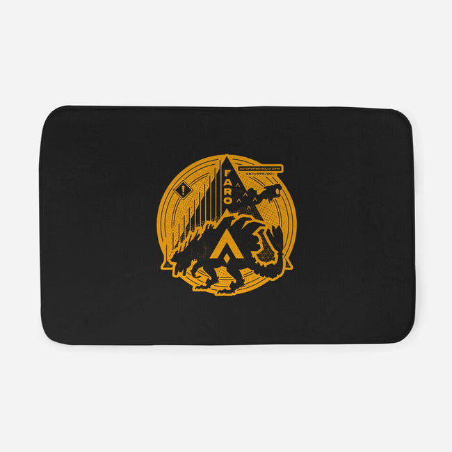 Faro Plague-none memory foam bath mat-Logozaste