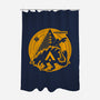 Faro Plague-none polyester shower curtain-Logozaste