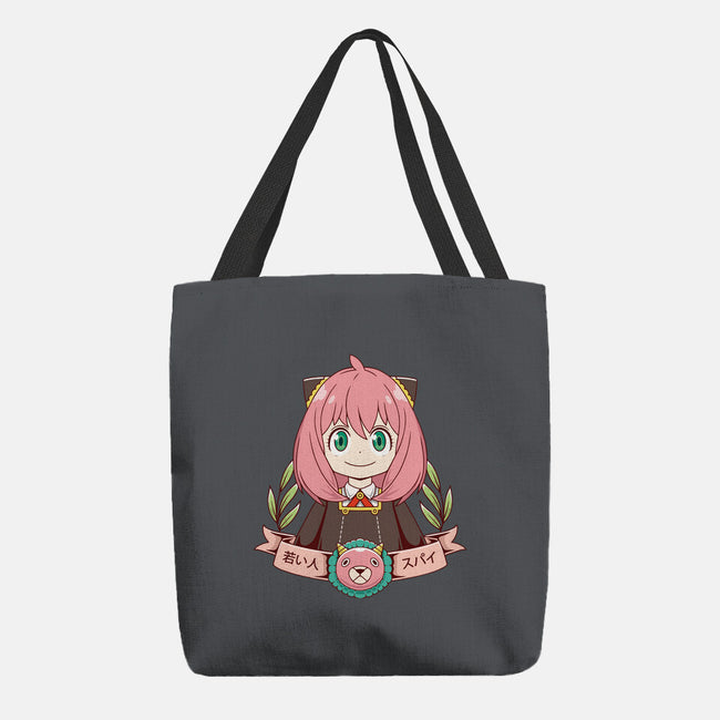 Young Spy-none basic tote bag-Alundrart