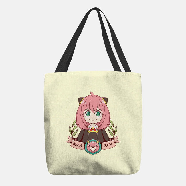 Young Spy-none basic tote bag-Alundrart