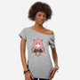 Young Spy-womens off shoulder tee-Alundrart