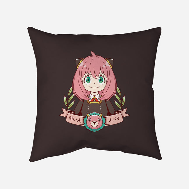 Young Spy-none removable cover w insert throw pillow-Alundrart