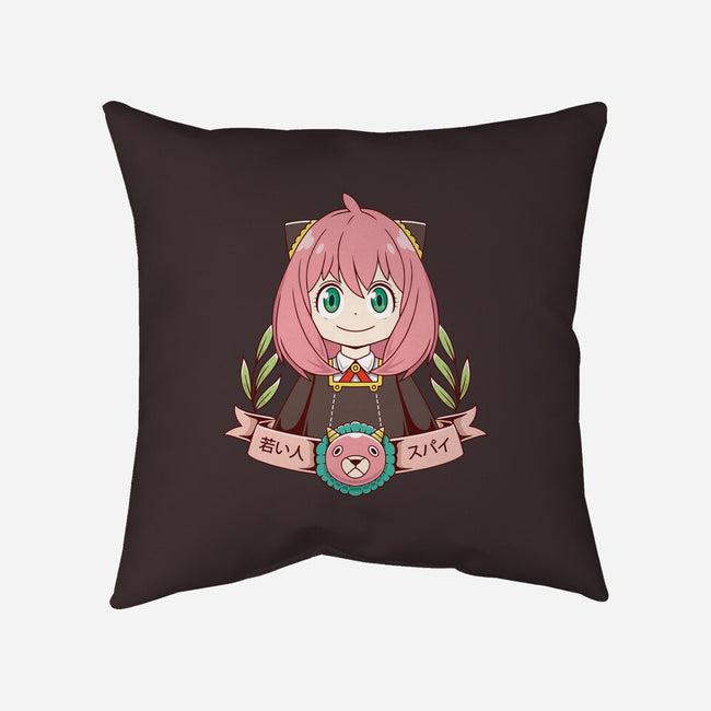 Young Spy-none removable cover throw pillow-Alundrart