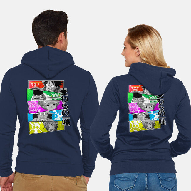 Pirate Heroes-unisex zip-up sweatshirt-meca artwork
