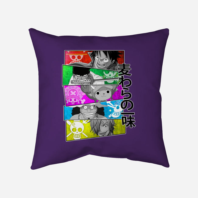 Pirate Heroes-none removable cover w insert throw pillow-meca artwork