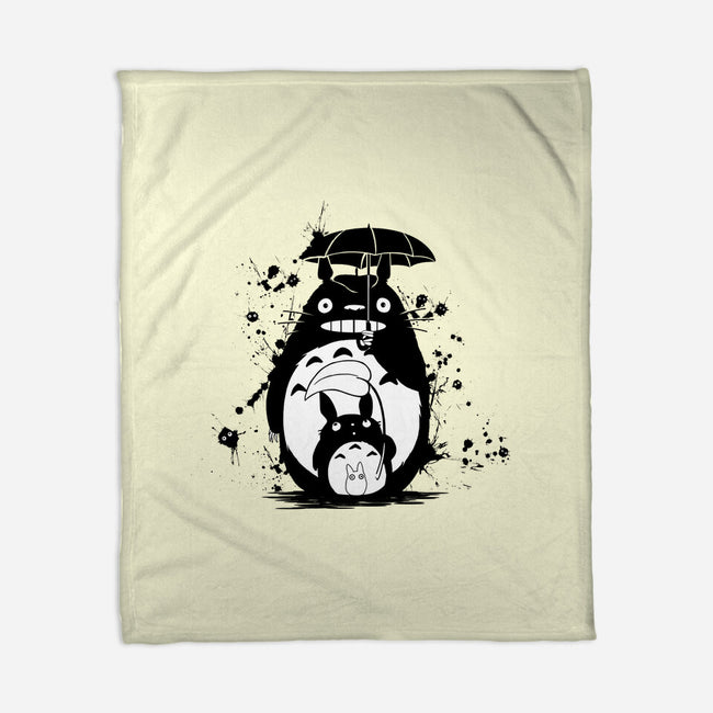 Inked Neighbor-none fleece blanket-meca artwork