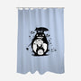 Inked Neighbor-none polyester shower curtain-meca artwork