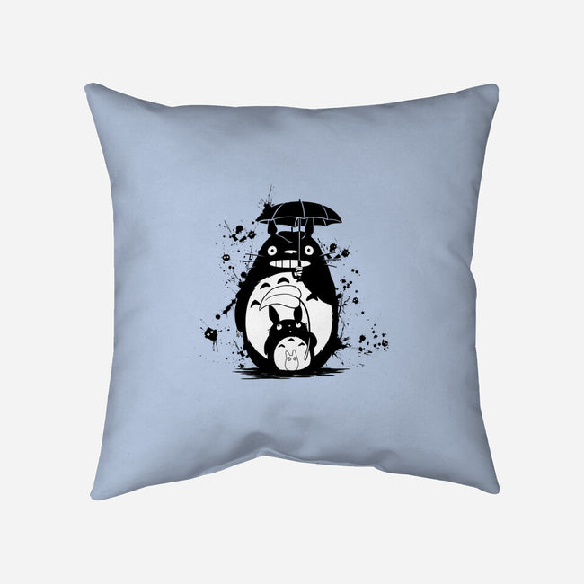 Inked Neighbor-none removable cover w insert throw pillow-meca artwork